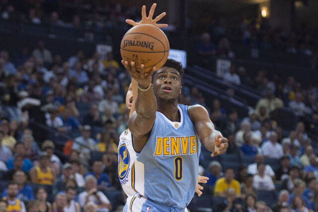 Emmanuel Mudiay and Gary Harris