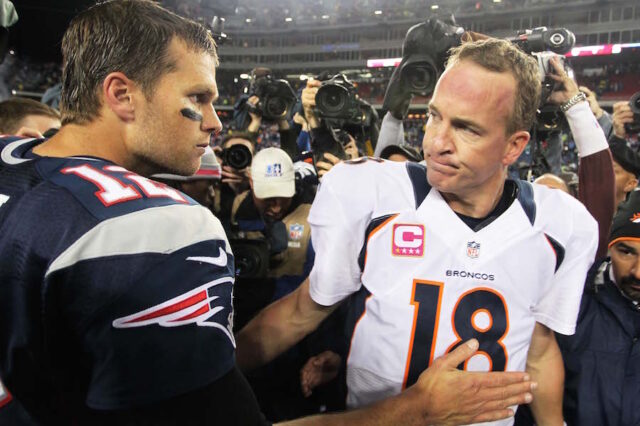 Tom Brady and Peyton Manning's rivalry