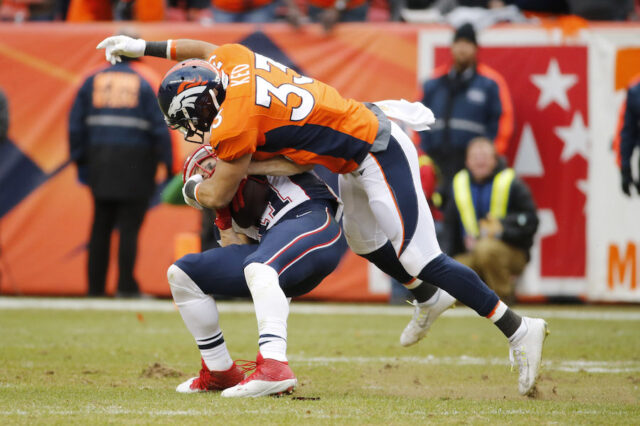 Broncos victory over the Patriots