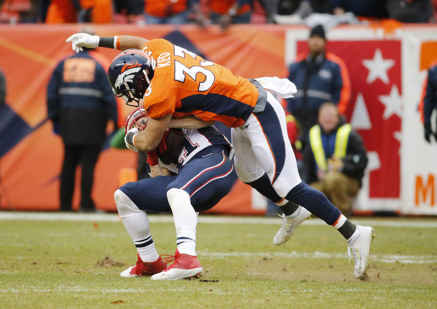 Broncos victory over the Patriots