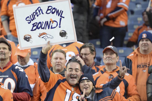 Broncos victory over the Patriots