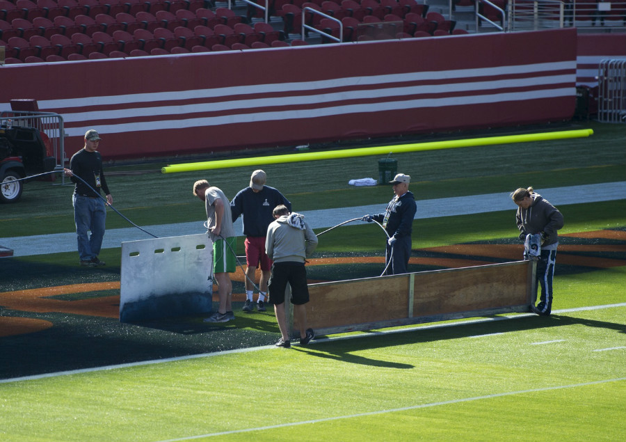 Denver Broncos end zones