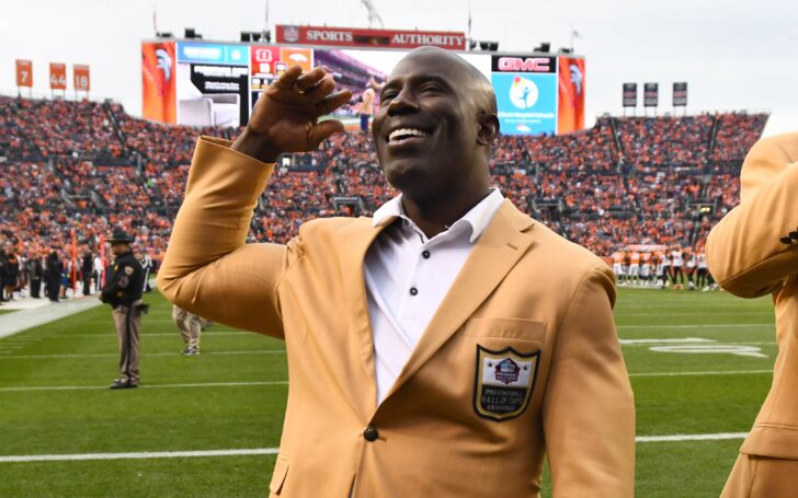 Terrell Davis. Credit: Ron Chenoy, USA TODAY Sports.