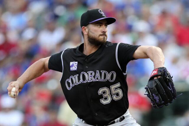 Chad Bettis struggled early and dominated late, winning for the Rockies Friday night. Credit: Kevin Jairaj, USA TODAY Sports.