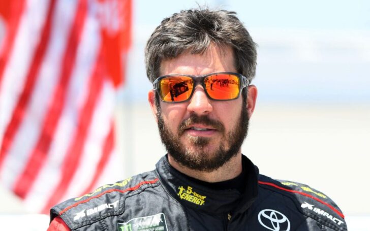 Martin Truex Jr. on July 1, 2018. Credit: Mike Dinovo, USA TODAY Sports.