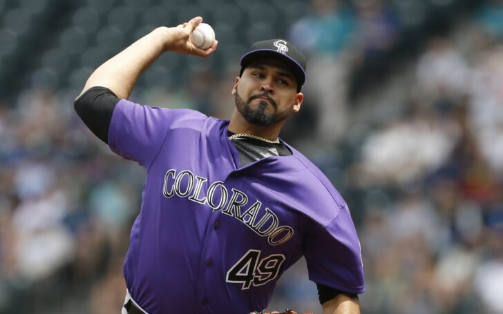 Antonio Senzatela in his last start, July 8. Credit: Jennifer Buchanan, USA TODAY Sports.