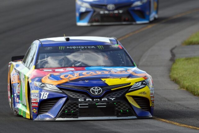 Martin Truex at Pocono Sunday. Credit: Matthew OHaren, USA TODAY Sports.