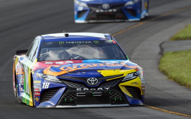 Martin Truex at Pocono Sunday. Credit: Matthew OHaren, USA TODAY Sports.