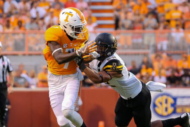 Preston Williams at Tennessee. Credit: Randy Sartin, USA TODAY Sports.