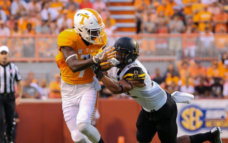 Preston Williams at Tennessee. Credit: Randy Sartin, USA TODAY Sports.