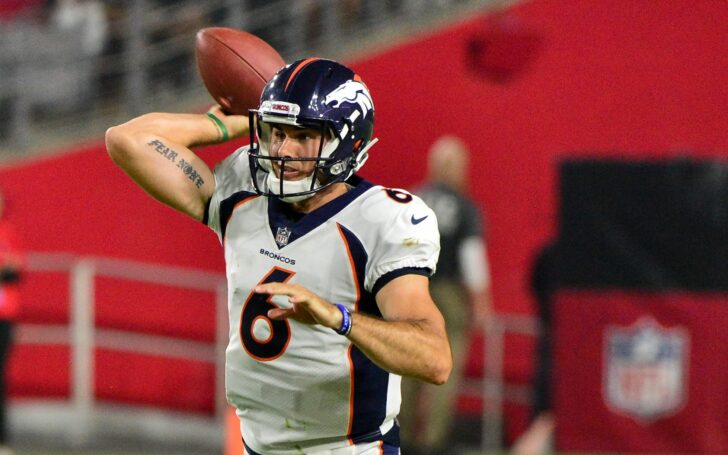 Chad Kelly on Thursday in Arizona. Credit: Matt Kartozian, USA TODAY Sports.