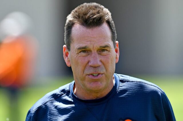 Gary Kubiak. Credit: Ron Chenoy, USA TODAY Sports.