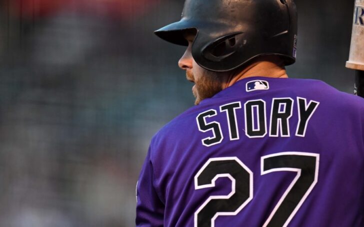 Trevor Story. Credit: Ron Chenoy, USA Today Sports.