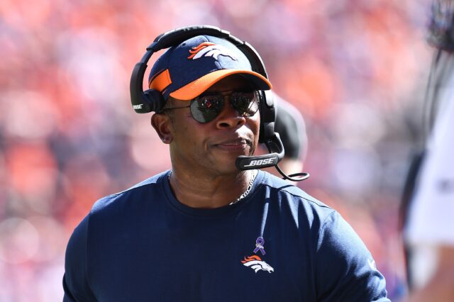 Vance Joseph. Credit: Ron Chenoy, USA TODAY Sports.