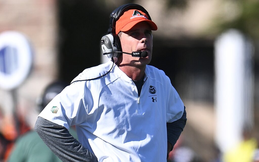 Mike Bobo. Credit: Ron Chenoy, USA TODAY Sports.