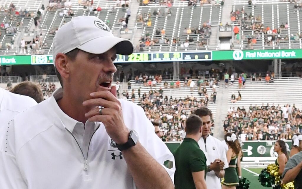 Mike Bobo. Credit: Ron Chenoy, USA TODAY Sports.