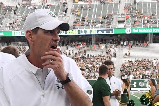 Mike Bobo. Credit: Ron Chenoy, USA TODAY Sports.