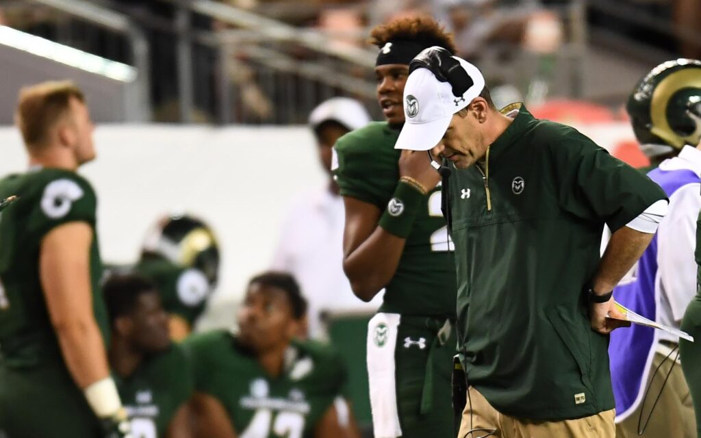 Mike Bobo. Credit: Ron Chenoy, USA TODAY Sports.