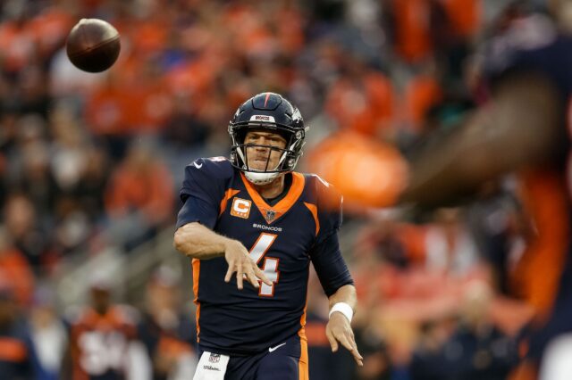 Case Keenum throws a pass. Credit: Isaiah J. Downing, USA TODAY Sports.