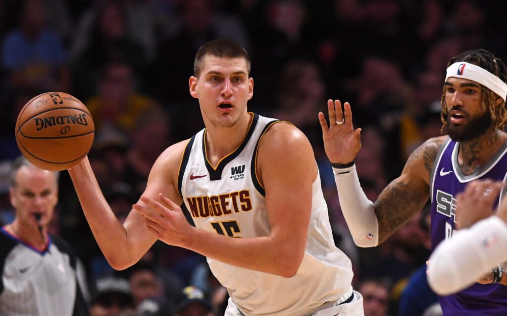 Nikola Jokic. Credit: Ron Chenoy, USA TODAY Sports.