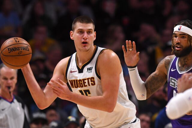 Nikola Jokic. Credit: Ron Chenoy, USA TODAY Sports.