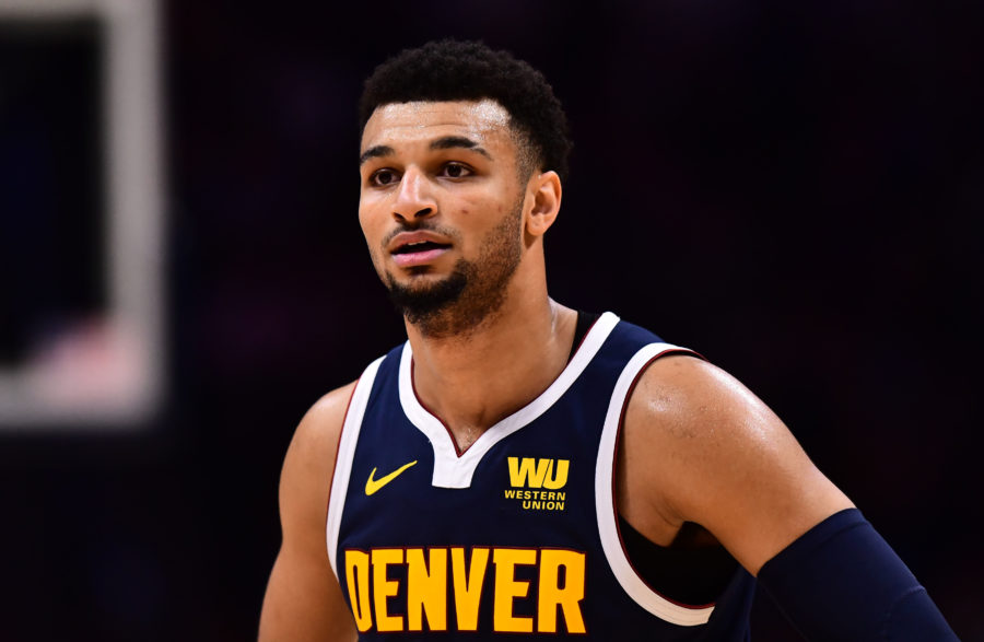 Denver Nuggets guard Jamal Murray (27) during the second half against the Utah Jazz at the Pepsi Center.