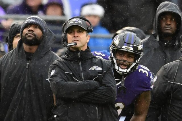 John Harbaugh. Credit: Tommy Gilligan, USA TODAY Sports.