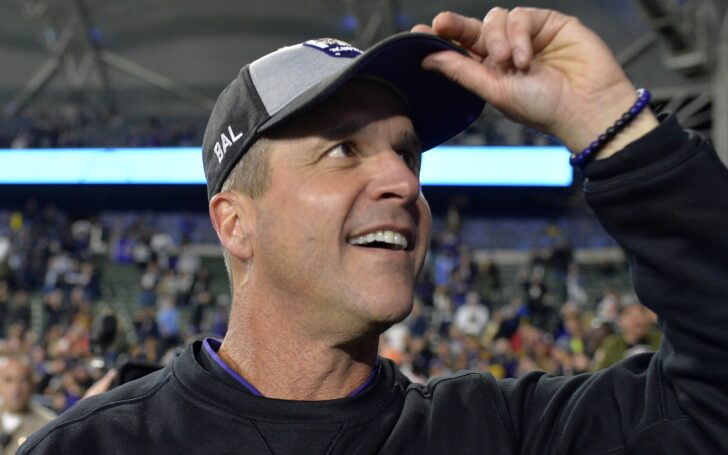 John Harbaugh. Credit: Jake Roth, USA TODAY Sports.