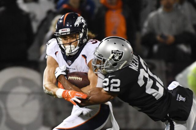 Phillip Lindsay. Credit: Kyle Terada, USA TODAY Sports.