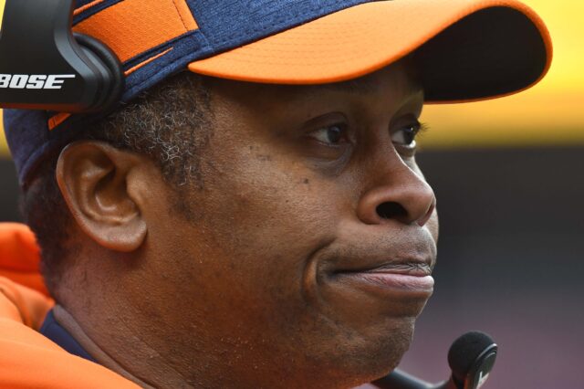 Vance Joseph. Credit: Ron Chenoy, USA TODAY Sports.