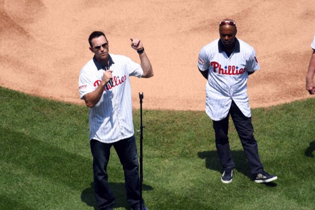 Brad Lidge in 2018. Credit: James Lang, USA TODAY Sports.