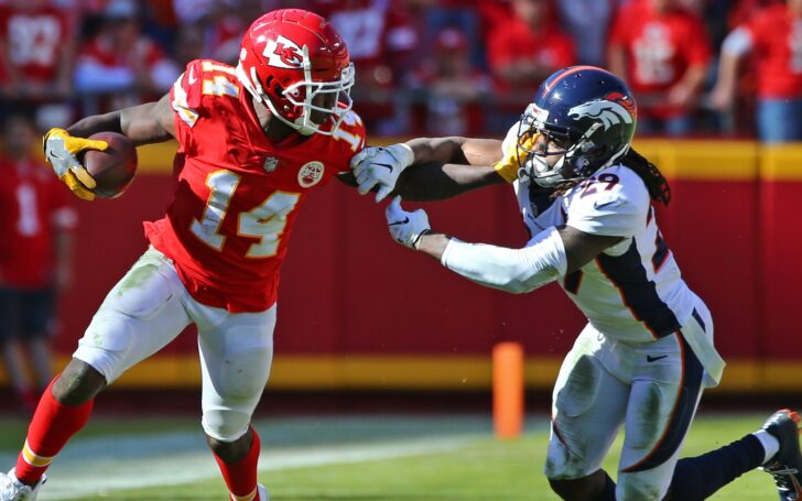 Bradley Roby misses a tackle. Credit: Jay Biggerstaff, USA TODAY Sports.