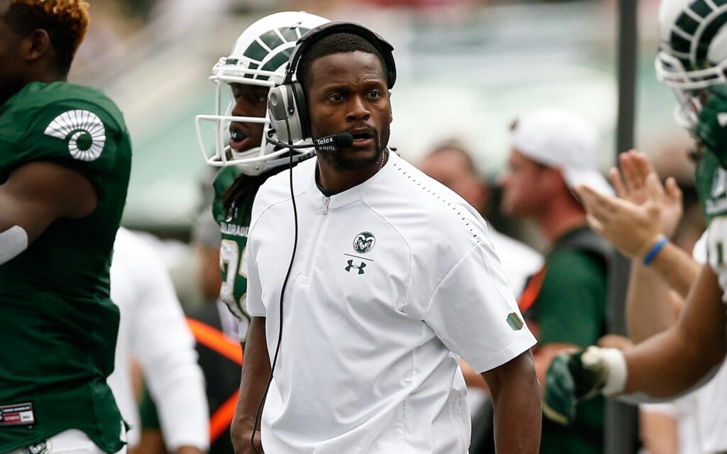 Alvis Whitted on the CSU sideline in Sept. 2018. Credit: Isaiah J. Downing, USA TODAY Sports.