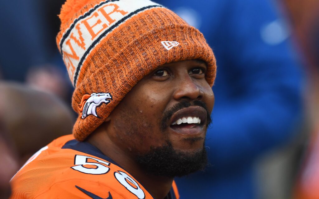 Von Miller. Credit: Ron Chenoy, USA TODAY Sports.