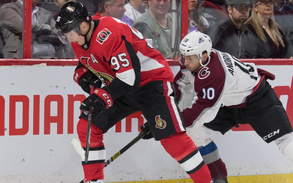 Matt Duchene. Credit: Marc DesRosiers, USA Today Sports.