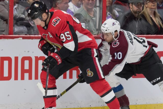 Matt Duchene. Credit: Marc DesRosiers, USA Today Sports.