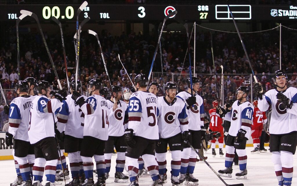 Avalanche in their last Stadium Series game in 2016. Credit: Isaiah J. Downing, USA TODAY Sports.