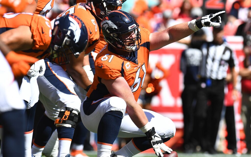 Matt Paradis. Credit: Ron Chenoy, USA TODAY Sports.