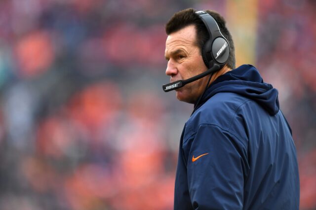 Gary Kubiak. Credit: Ron Chenoy, USA TODAY Sports.