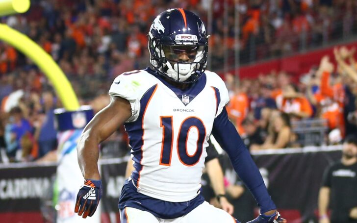 Emmanuel Sanders. Credit: Mark J. Rebilas, USA Today Sports.