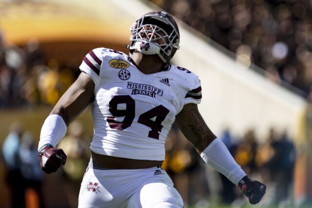 Jeffrey Simmons. Credit: Douglas DeFelice, USA Today Sports.