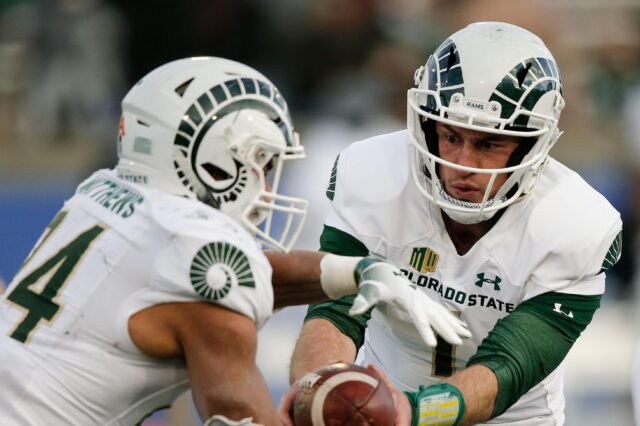 Izzy Matthews and K.J. Carta-Samuels. Credit: Isaiah J. Downing, USA TODAY Sports.