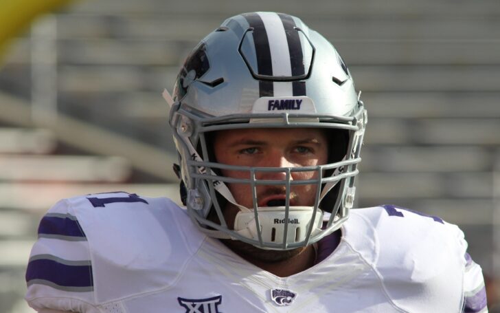 Dalton Risner. Credit: Michael C. Johnson, USA TODAY Sports.