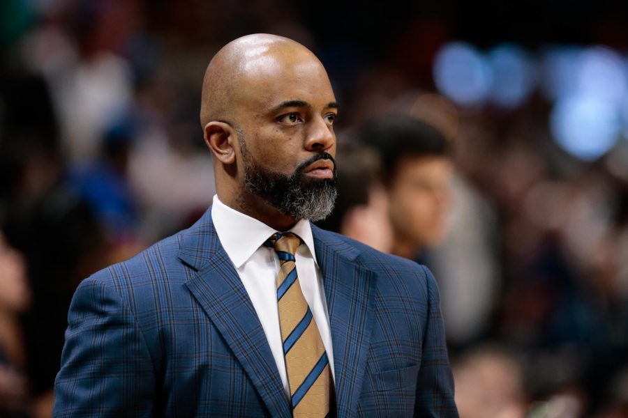 Denver Nuggets assistant coach Wes Unseld Jr. before the game against the Cleveland Cavaliers at the Pepsi Center.