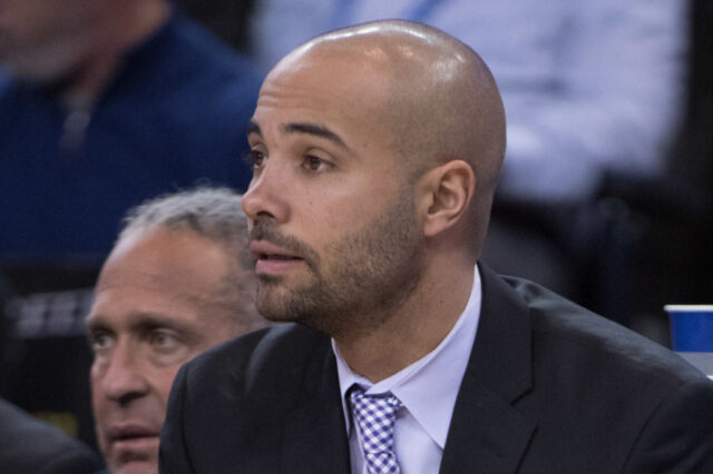 Denver Nuggets assistant coach Jordi Fernandez during the third quarter against the Golden State Warriors at Oracle Arena. The Warriors defeated the Nuggets 127-119.