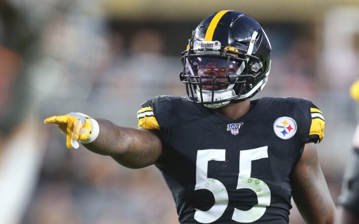 Devin Bush in Pittsburgh. Credit: Charles LeClaire, USA TODAY Sports.