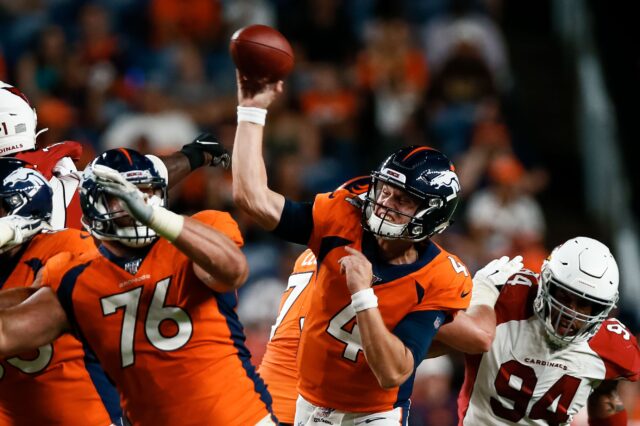 Brett Rypien. Credit: Isaiah J. Downing, USA TODAY Sports.