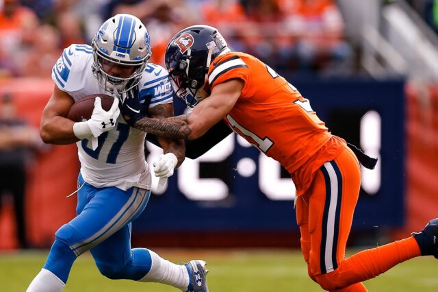 Justin Simmons makes a tackle. Credit: Isaiah J. Downing, USA TODAY Sports.