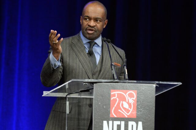 DeMaurice Smith of the NFLPA. Credit: John David Mercer, USA TODAY Sports.