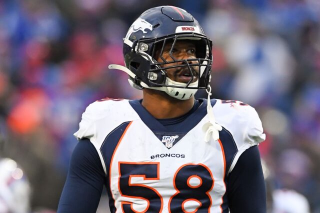 Von Miller. Credit: Rich Barnes, USA Today Sports.